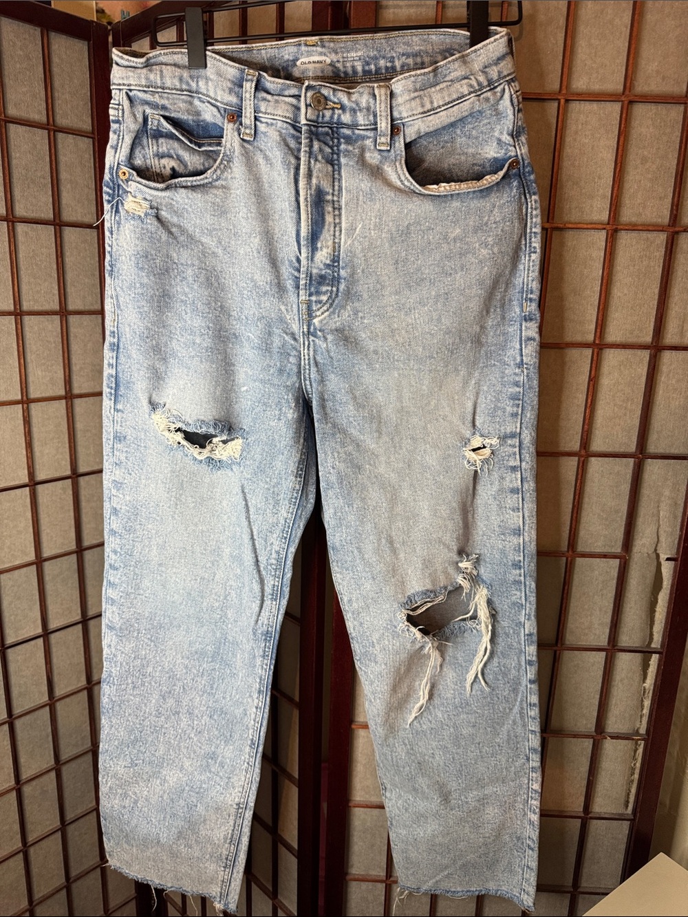 Light Blue Distressed Women’s Jeans